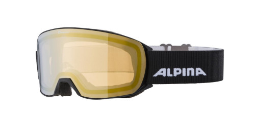 Купить маска alpina г/л nakiska q-lite black matt/q-lite gold s1 в Брянске