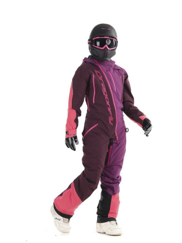 Комбинезон сноубордический Dragonfly Premium Woman Purple&Brown в Брянске