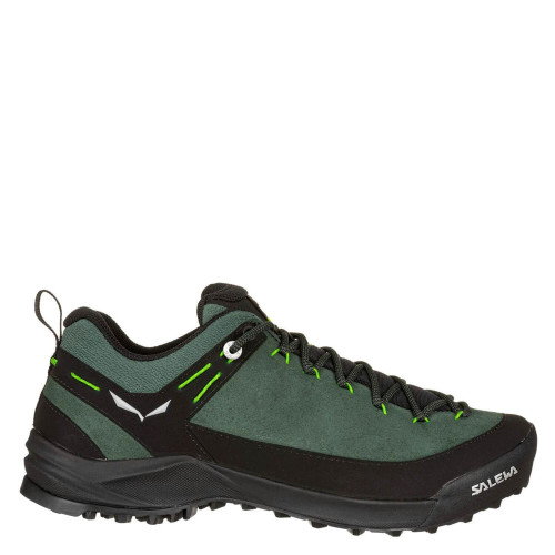 Купить ботинки salewa ms wildfire leather raw green/black в Брянске