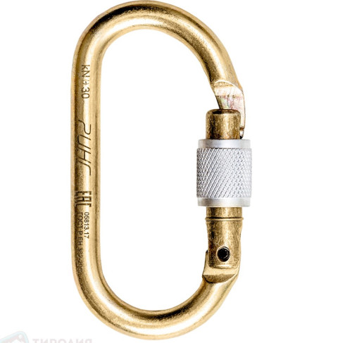  Карабин Ринг сталь овал (keylock) 3000 в Брянске  