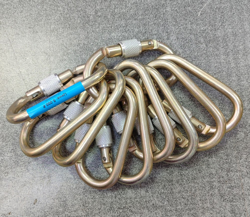  Карабины Ринг сталь овал (keylock) 3000 (10шт) в Брянске  