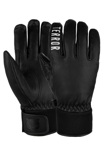 Перчатки Terror-Leather Gloves Black в Брянске