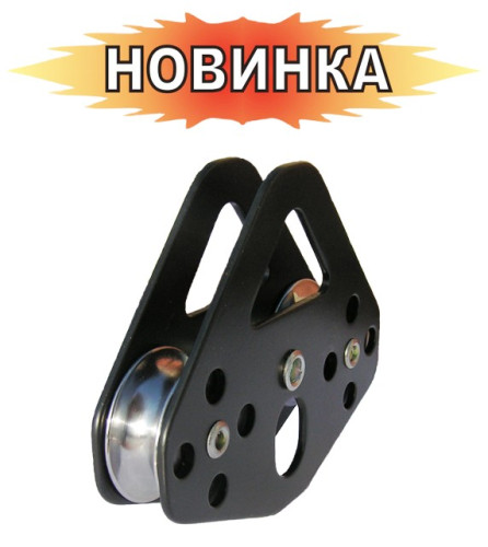  Блок-ролик Вертикаль ТАНДЕМ сталь с подшипником Sturdy в Брянске  