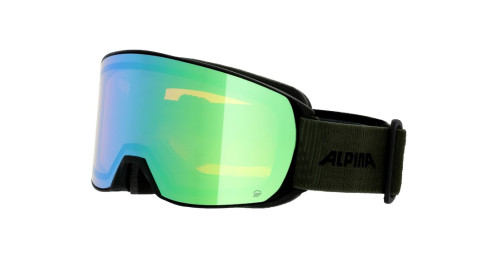 Купить маска alpina г/л nakiska q black-olive matt/q green s2 в Брянске