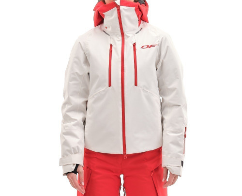 Куртка горнолыжная Dragonfly утепленная Gravity Premium Woman Gray-Red в Брянске