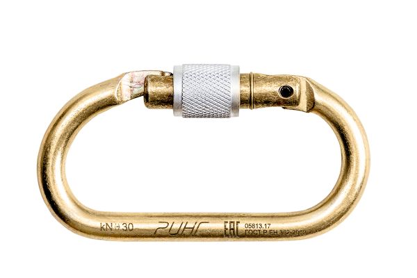  Карабин Ринг сталь овал (keylock) 3000 в Брянске  
