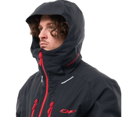 Куртка горнолыжная Dragonfly утепленная Gravity Man Black-Red в Брянске