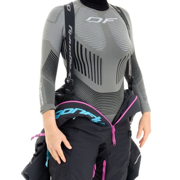 Комбинезон сноубордический Dragonfly Premium Woman Black-Pink 2023 в Брянске