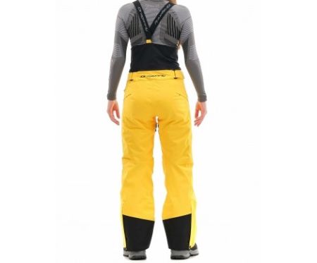 Брюки горнолыжные Dragonfly Gravity Premium Woman Yellow-Dark Ocean в Брянске