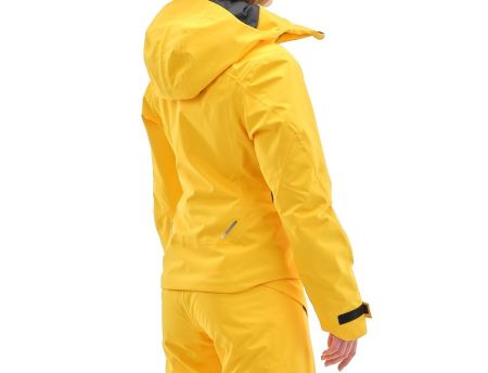 Куртка горнолыжная Dragonfly утепленная Gravity Premium Woman Yellow-Dark в Брянске