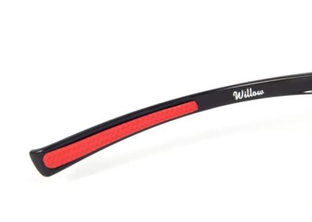Купить Очки Следопыт гибкие Willow в футляре,линзы grey with red revo в Брянске
