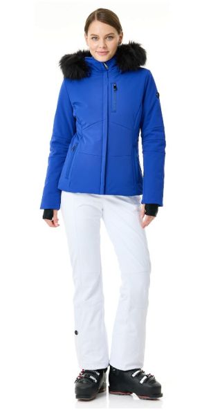 Куртка горнолыжная Poivre Blanc с иск.мехом W24-0802-WO/A синий в Брянске