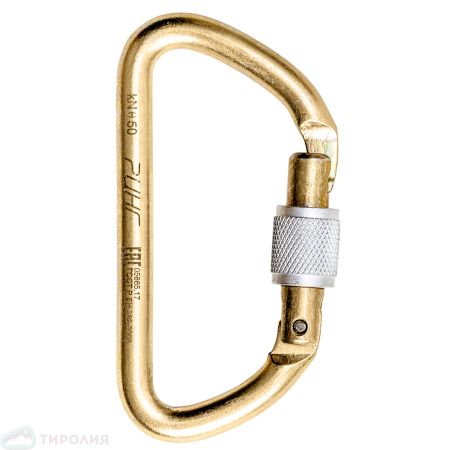  Карабины Ринг сталь трапеция (keylock) 5000 (10шт) в Брянске  