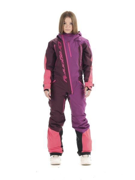 Комбинезон сноубордический Dragonfly Premium Woman Purple&Brown в Брянске