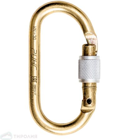  Карабины Ринг сталь овал (keylock) 3000 (10шт) в Брянске  