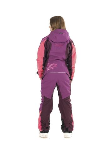 Комбинезон сноубордический Dragonfly Premium Woman Purple&Brown в Брянске