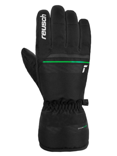 Перчатки Reusch Snow King Black/Neon Green в Брянске