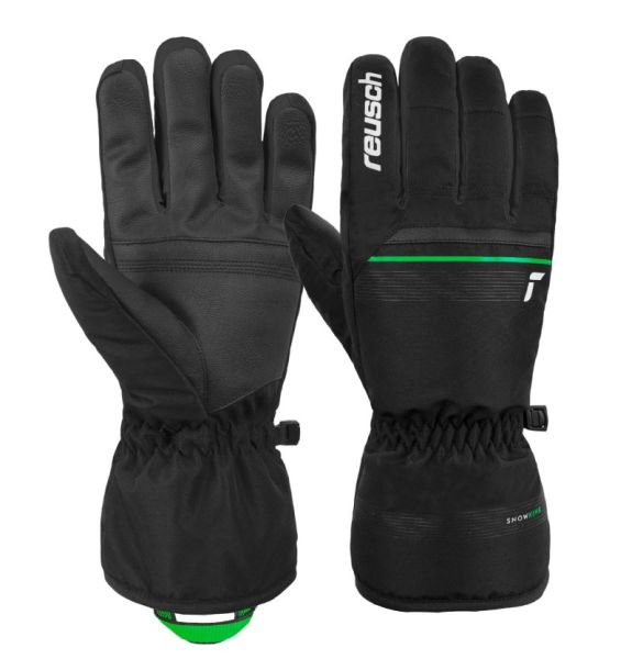 Перчатки Reusch Snow King Black/Neon Green в Брянске